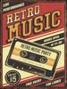 Retro Vintage Tape Metal Tin Signs  Music Room Bar Club Wall Decor Plaque  Home Decor Poster with Recording Tapes Design  Iro