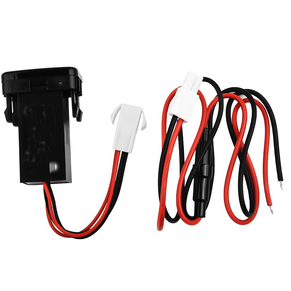 Auto 2 Port RApid- USB Charger For Toyota- For 4Runner/Prado- 120 Series 2003~2009 For Land Cruiser- 100 Series 1998~2007
