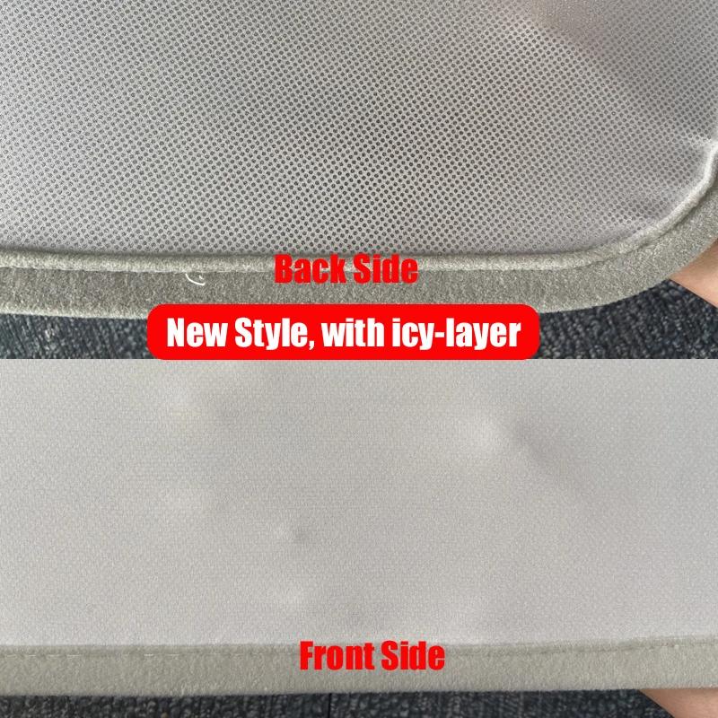Sunroof Sunshades For Tesla Model 3 Highland 2025 Model Y 2025-24 Ice Cloth Buckle Sun Shade Glass Front Rear Skylight Accessory