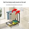 Kitchen Dishcloth Drying & Storage Rack