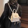 Schoolbag Retro College Style Backpack Solid Color 1011 New Versatile Portable Travel Fashion Backpack Women