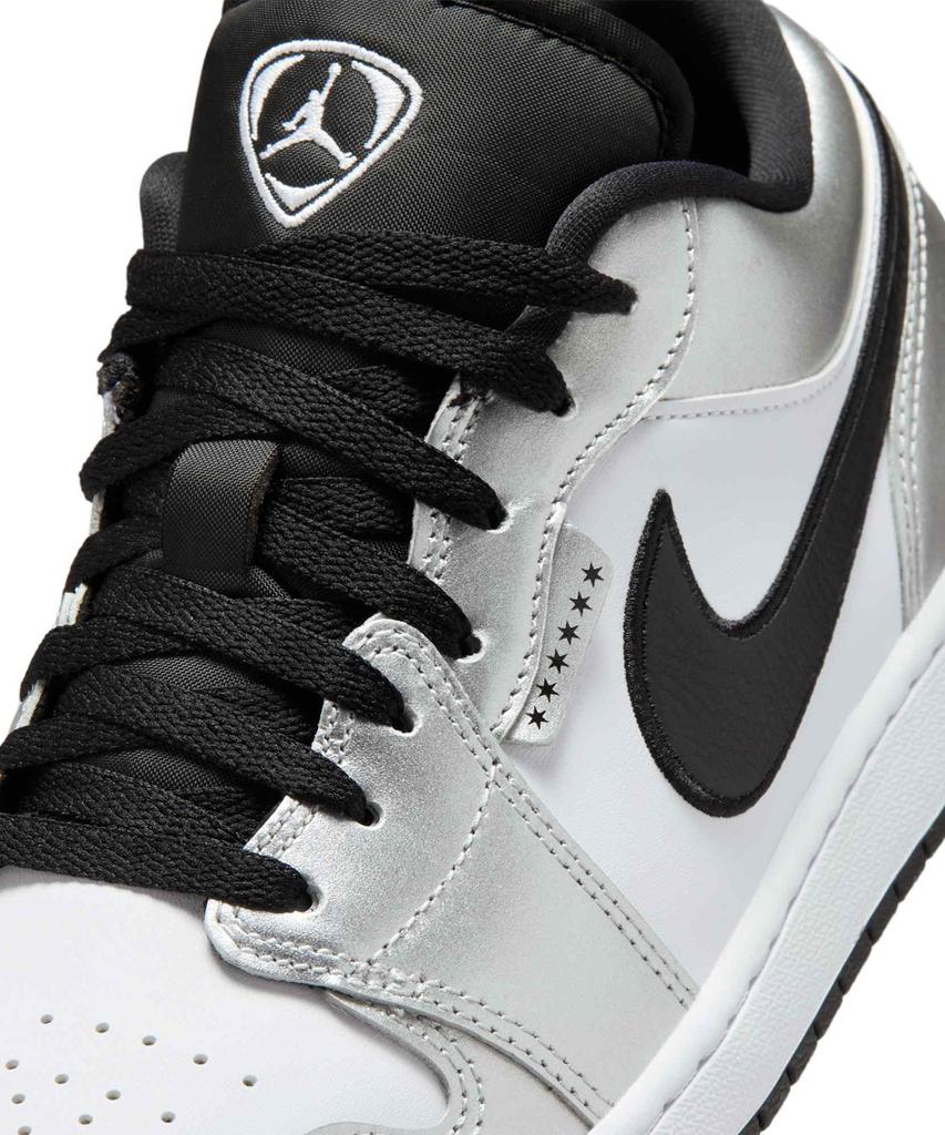 Nike Air Jordan 1 Low Se M - White::Metallic Silver:Black / Ir2278-100