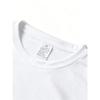 European Size Trendy Brand SAMCRO Distressed Printed Men's T-shirt, Casual Loose White Top