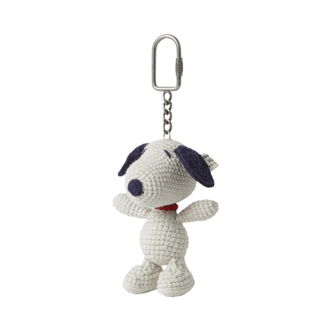 Thisisneverthat x Peanuts Crochet Plush Keychain Beige ONE SIZE