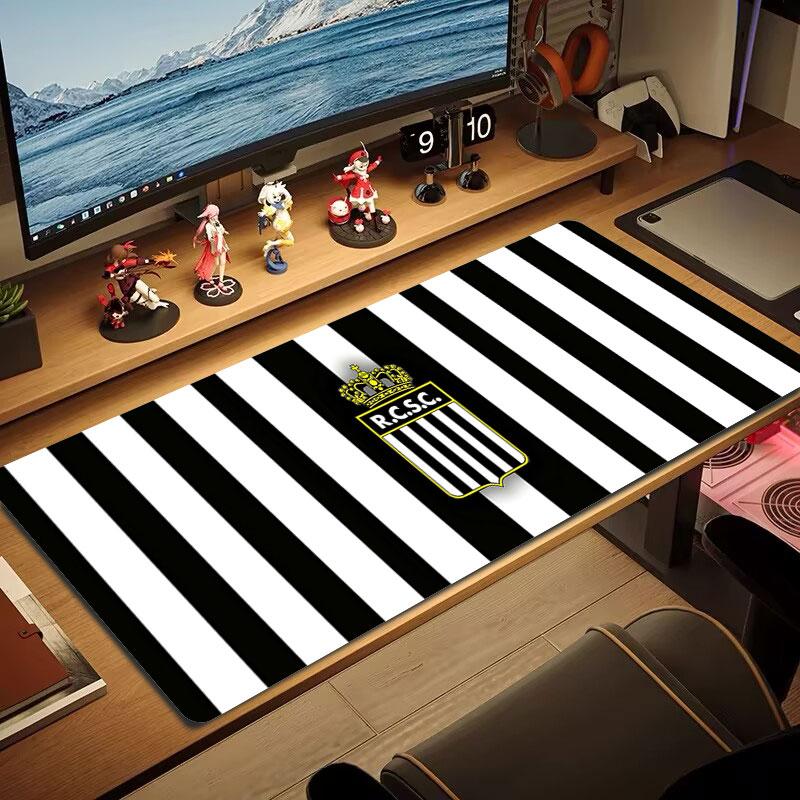 Royal Club Crest Large Size Mouse Pad Large Gaming Table Cushion Nonslip Laptop Tablet Big Mousepad Xxl Mat Mini Pc Playmat With Lock Edge