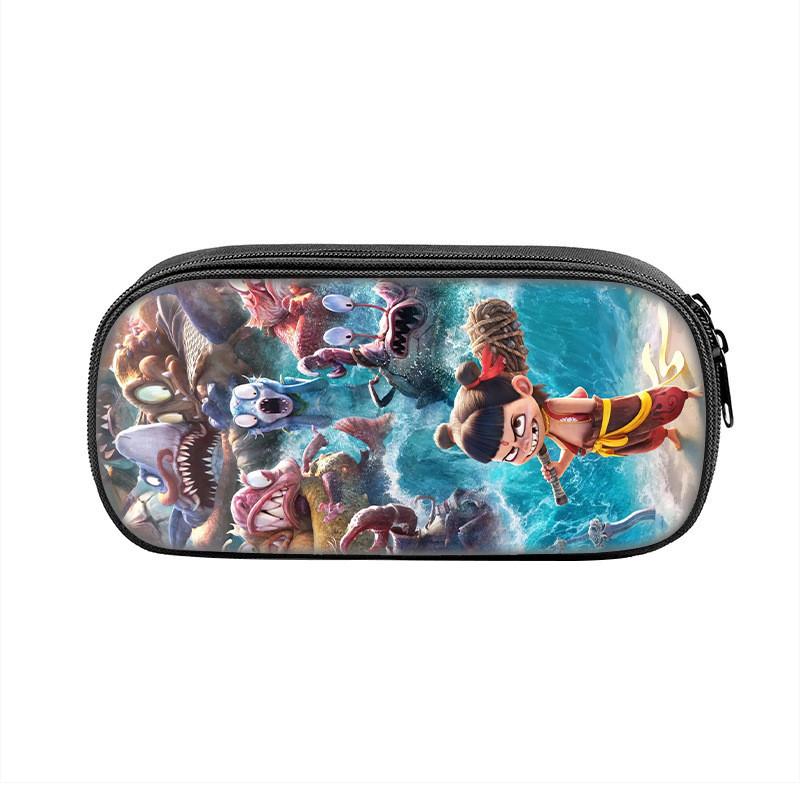 Nezha Birth Of The Demon Child Pencil Case For Kids Compact Storage With Cartoon Design