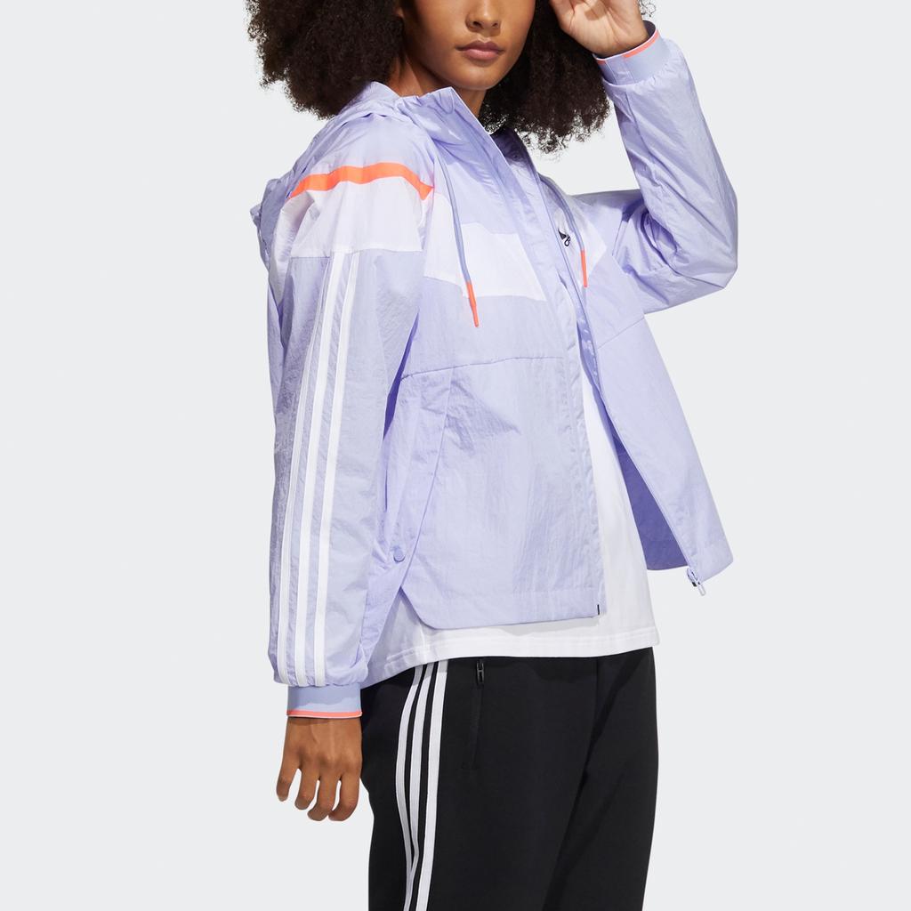 adidas Jackets Women's Purple Hooded Moderate Other HD0368
