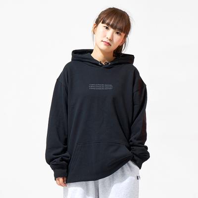 Convex Center Logo Hoodie (Black/Charcoal)