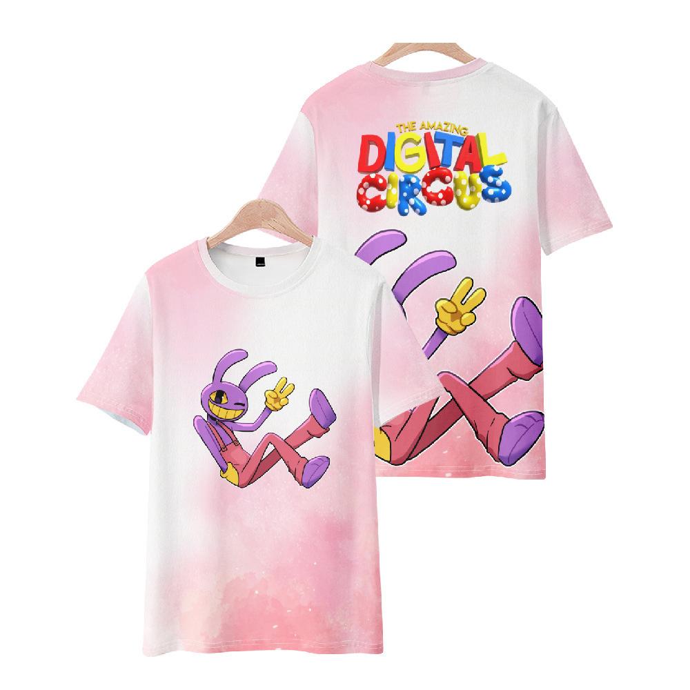 Lustiges Anime-T-Shirt „The Amazing Digital Circus“ in 19 Farben, cooles Herren-T-Shirt mit Rundhalsausschnitt, lässig, Unisex, Streetwear, Fashion, T-Shirt, Camisetas Ropa Hombre