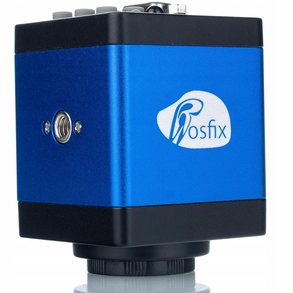 Rosfix Zestaw Mikroskopowy Draco Blue Pro KMDBP-HDMI-VGA – Kamera 2MP | Regulowany Wysięgnik ODM-180X | Obiektyw 100x ODM-100X