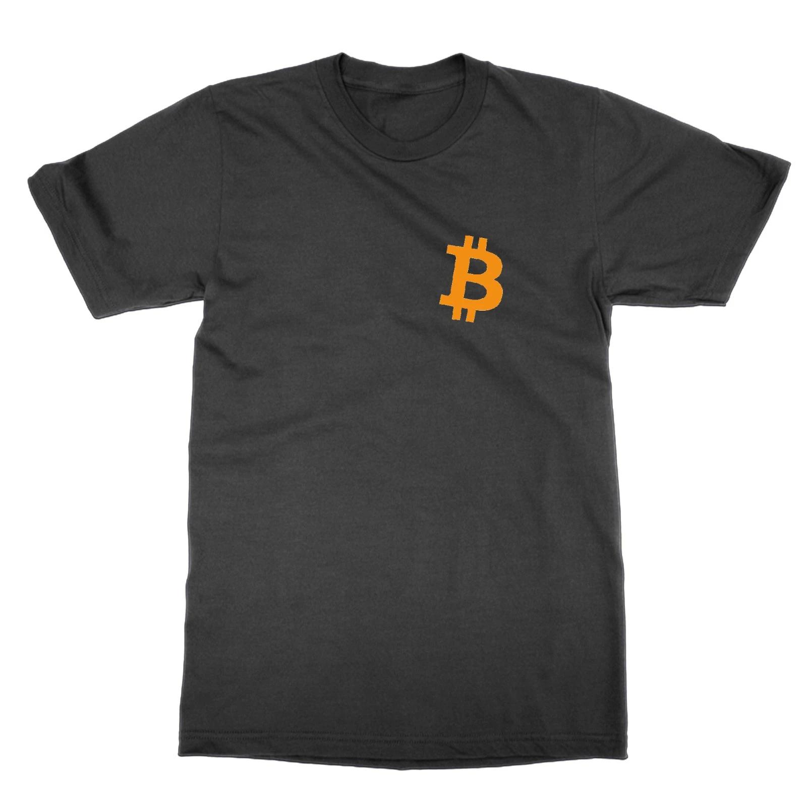 Bitcoin Logo Badge T-Shirt Crypto Bro Shirt S