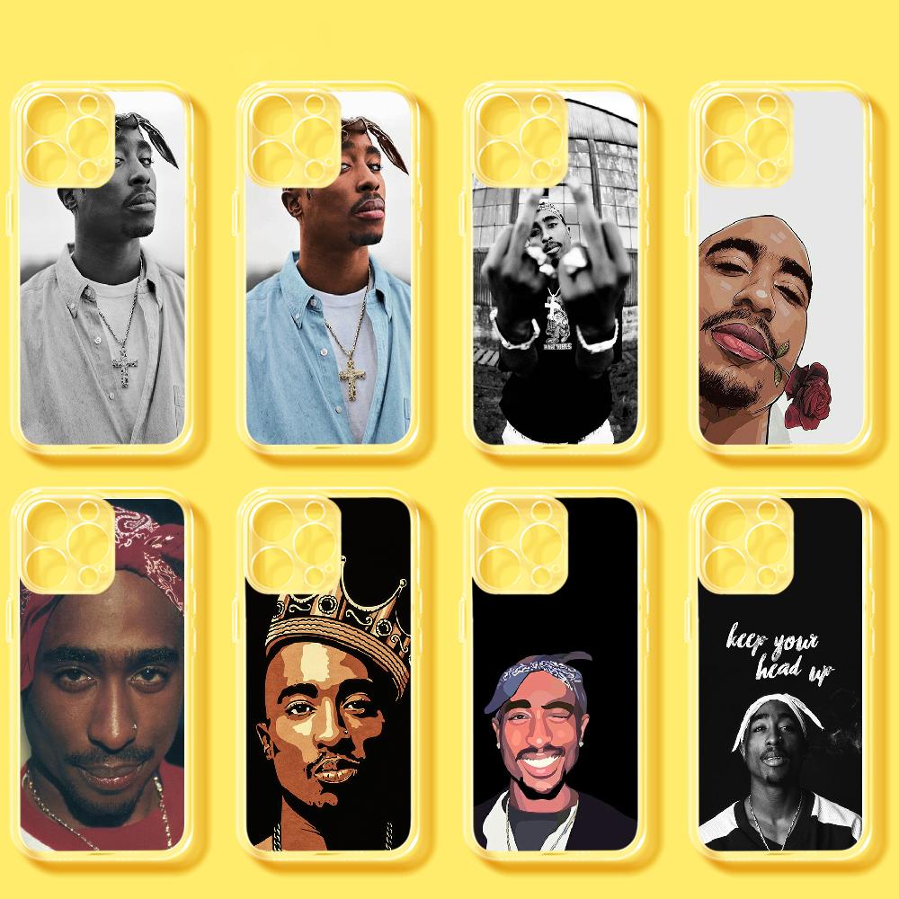 Buy 2Pac Tupac Shakur Rapper Hiphop Transparent Phone Case Cover For ...