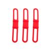 3Pcs Bicycle Light Rubber Band Fine Workmanship Flexibility Heavy-duty Multifunctional  Bicycle Silicone Band for Bike