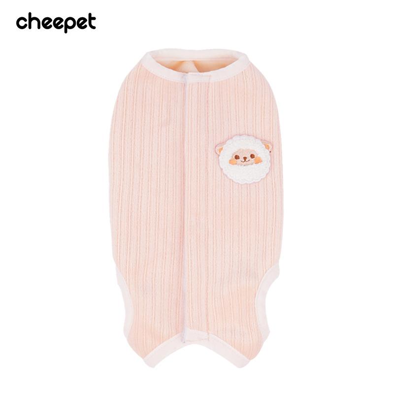 Autumn and winter solid color dog belly protector, medium and small dog Bomei French bucket clothes, anti-cold belly pet clothes