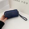 One piece is sent on behalf of the first layer of cowhide clutch bag, new trendy and fashionable women's medium mother bag wallet.