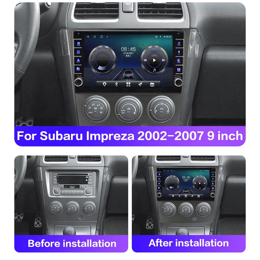 Pro Impreza GD GG 2002-2007 S knoflíkem Android Autorádio Multimediální přehrávač Navigace Stereo GPS 2Din 1+16GB