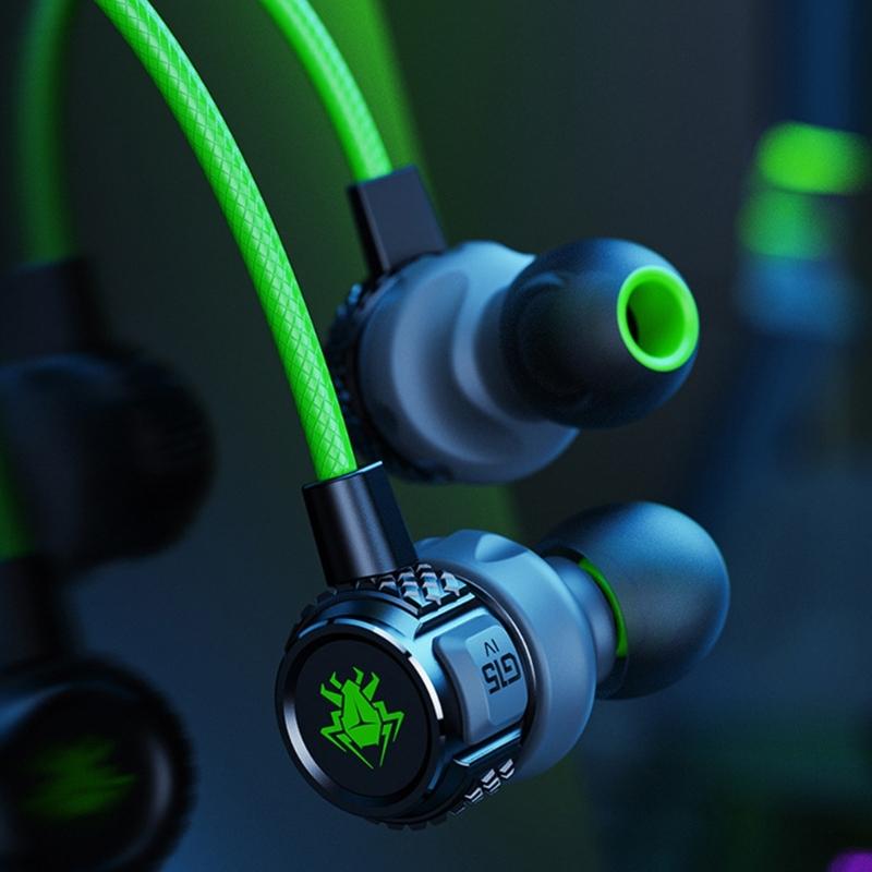 3.5mm Headphones with Microphone for PC Comuter Earbuds Computer In-Ear Headset Control for Laptop Desktop Notebook