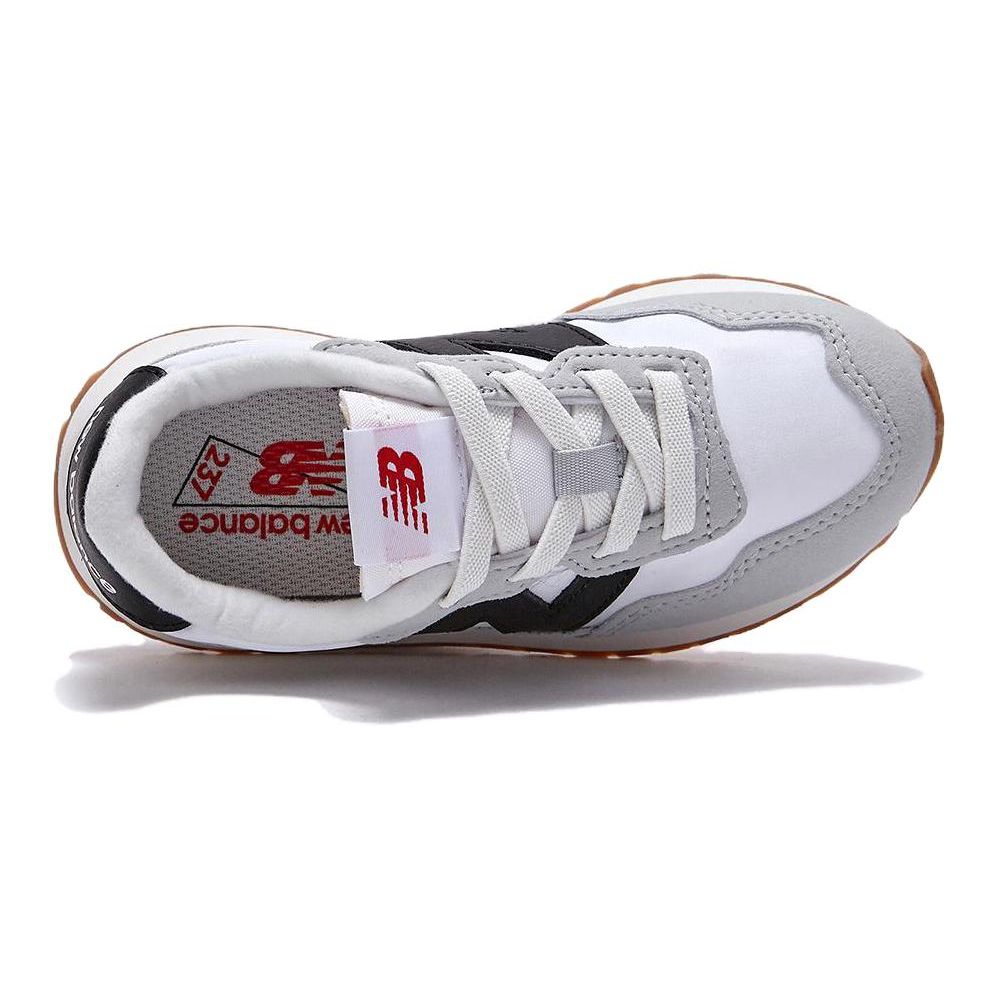 New Balance NB 237 Comfortable Versatile Shock Absorbing Durable Low Top Kids Running Shoes Kids running shoes Gray White PH237CG