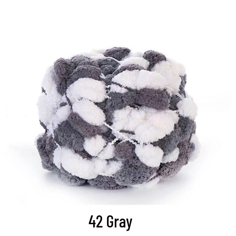 Bean Bean Hand-Knitted Thick Yarn Ball for DIY Projects: Large Ball for Carpets, Cushions, and Woven Blankets