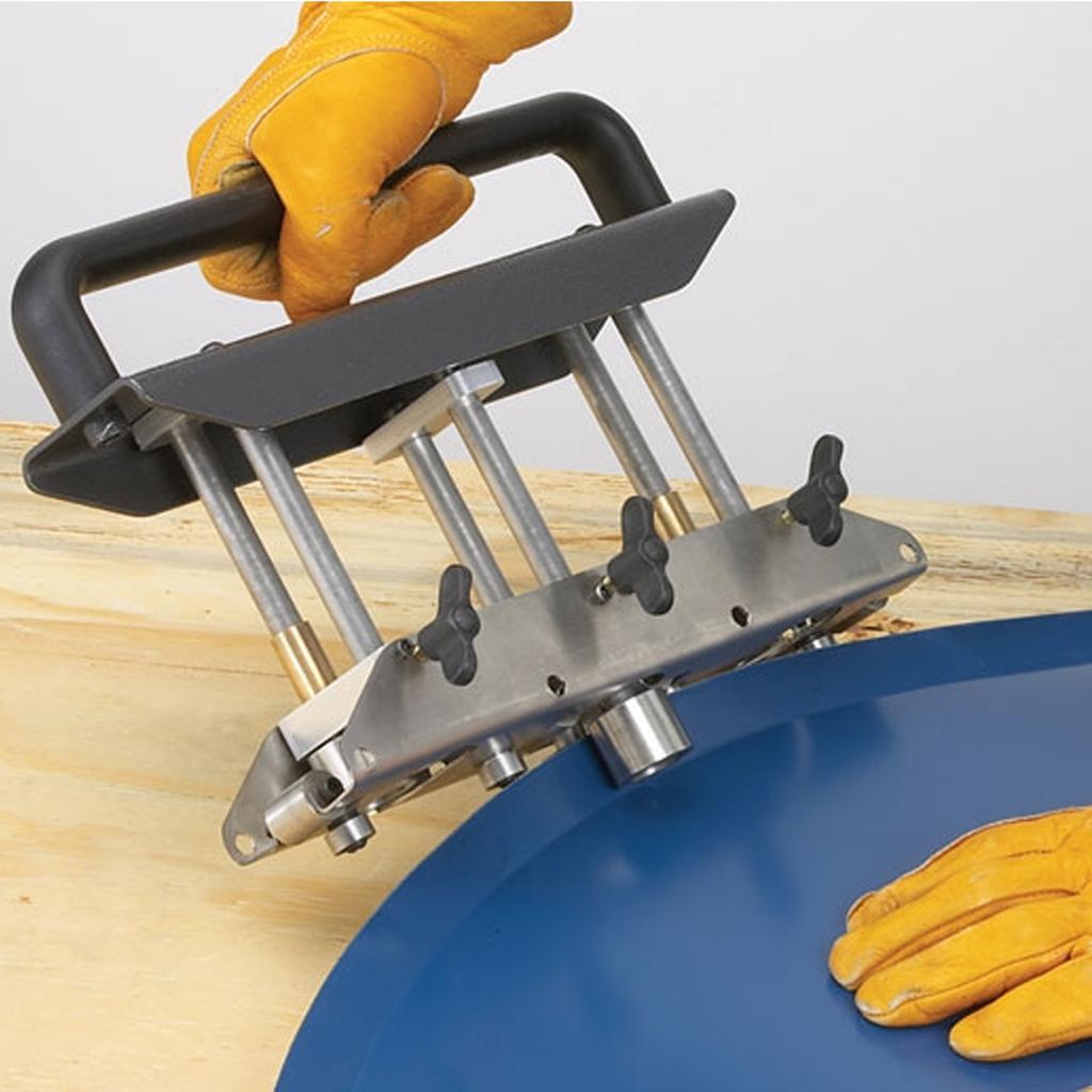 3 Station Edge Roller High Speed Steel Sheet Metal Edge Roller Bender