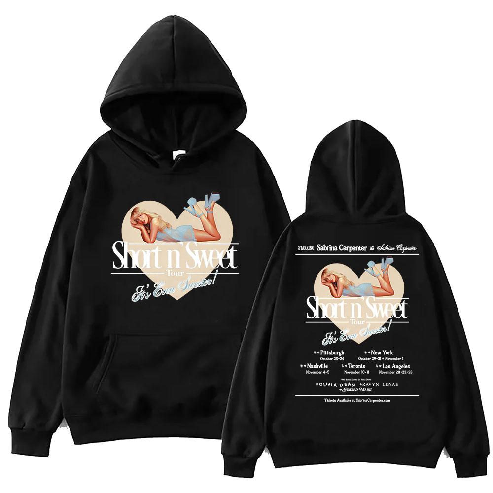 

Sabrina Carpenter Tour Hoodie Unisex Harajuku Pullover Tops Long Sleeve Hoodies Fans Gift S