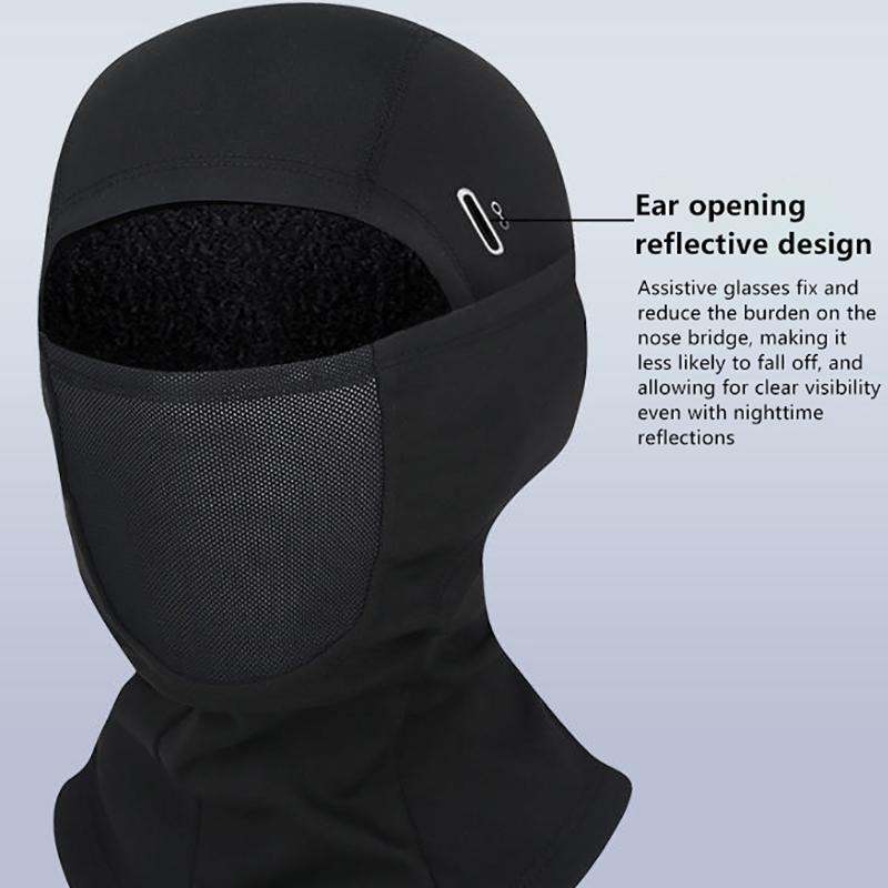 Gesichtsmaske Warm Winter Schal Sturmhaube Helmfutter Angeln Skifahren Wandern Fahrradmaske Winddicht Atmungsaktiv Kopfbedeckung