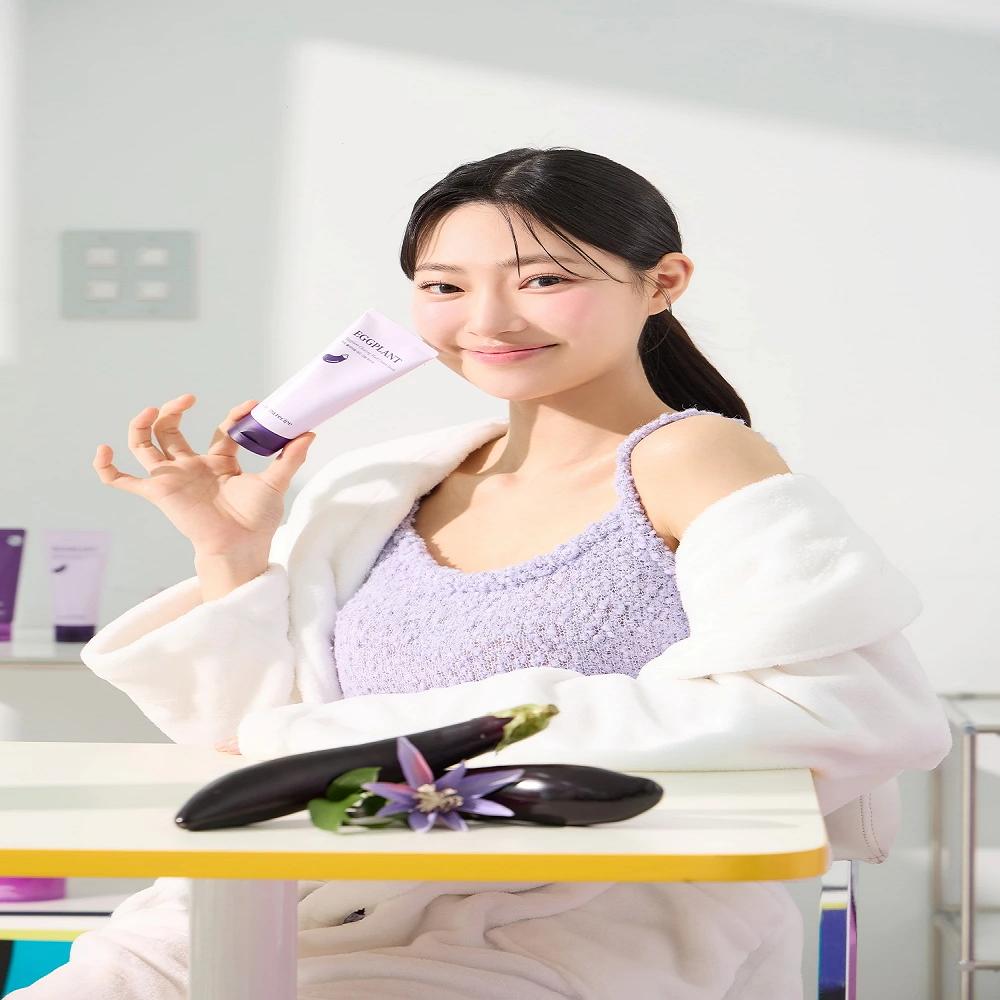 Maschera crema al fango schiarente alla melanzana 100ml