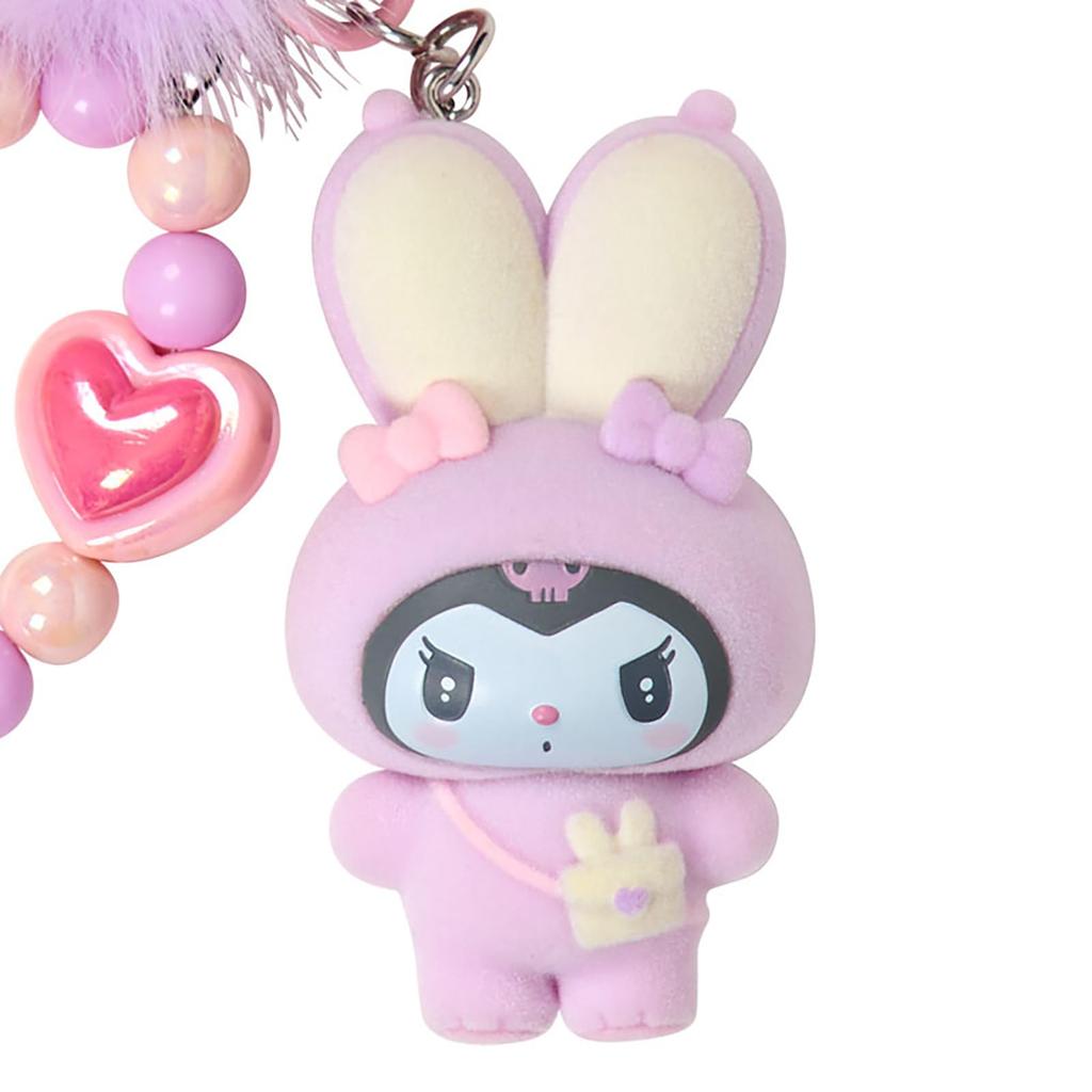 Sanrio Keychain Rabbit Kuromi 776866 (Puffy-Eared Club)