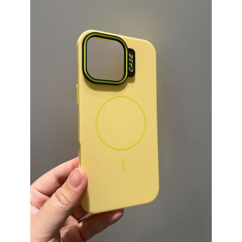 IP16pm Taklit Cilt Hissi Sprey Boyalı Telefon Kılıfı, Apple 15 Renkli Makaron Manyetik 14 Koruyucu Kılıf için uygundur