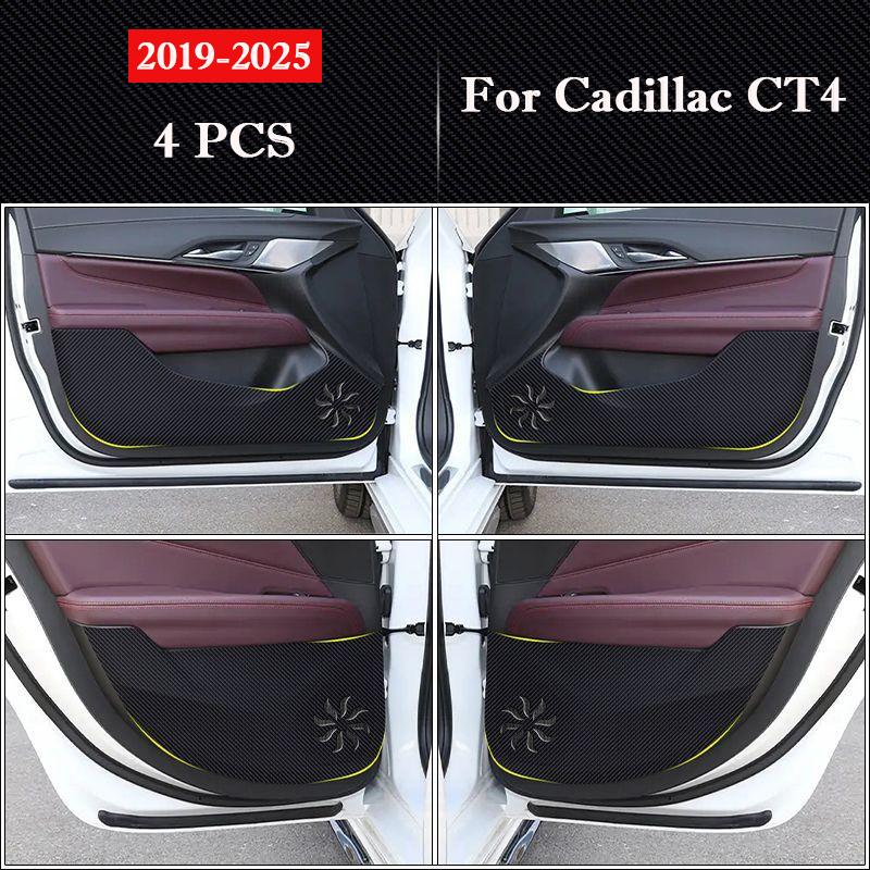 

For Cadillac CT4 GT4 Car Door Anti Kick Pad Glove Box Protection Stickers Interior Decor Mat Anti Dirty Scratch Resistant Film