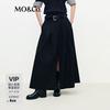 MO&Co. A-Line High-Waist Long Skirt
