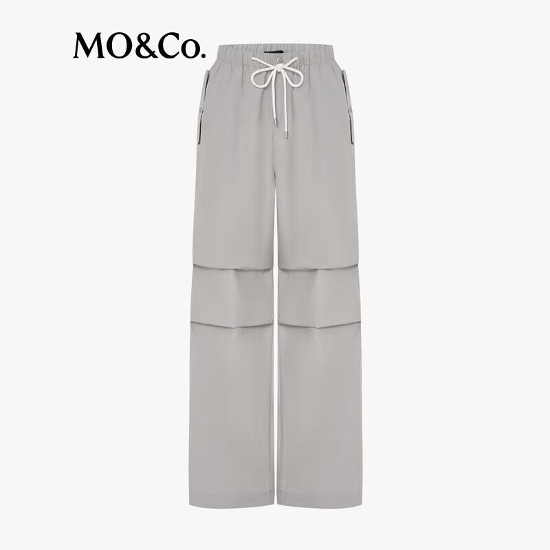 MO&Co. Outdoor Style Drawstring Parachute Pants