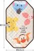 Skater Cot for Easy Bed Bed Winnie the Pooh Cover, Small, 60x100cm, Daycare, Naptime, Cover, Sheet, Design, BCV1-A
