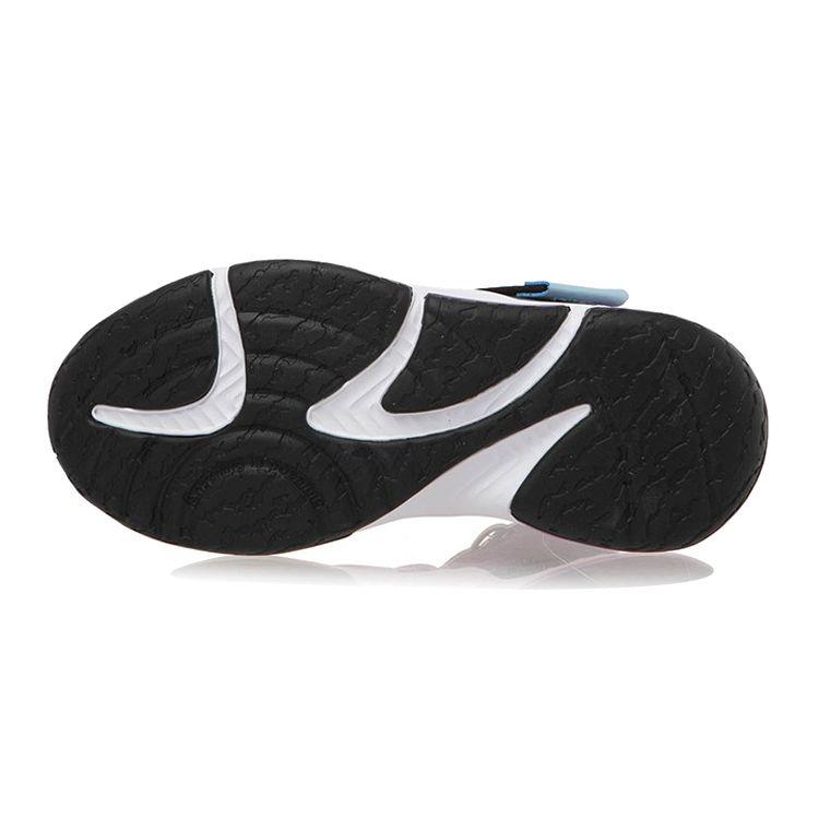 Li Ning Pioneer-Force I TD Shock Absorption Rebound Basketball Shoes Kids Sneakers Black Purple YKBR054-3