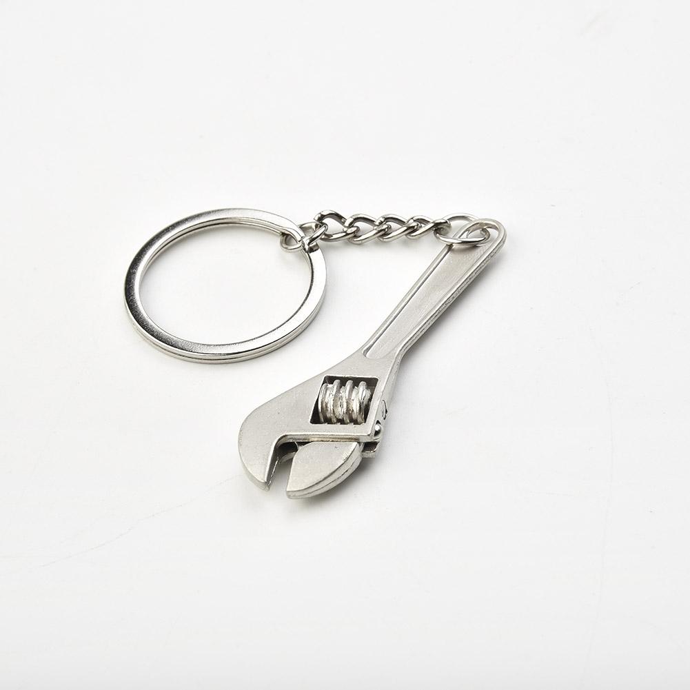 Wrench Style Keychain Fashion Silver Compact 1pc Accessories Decoration