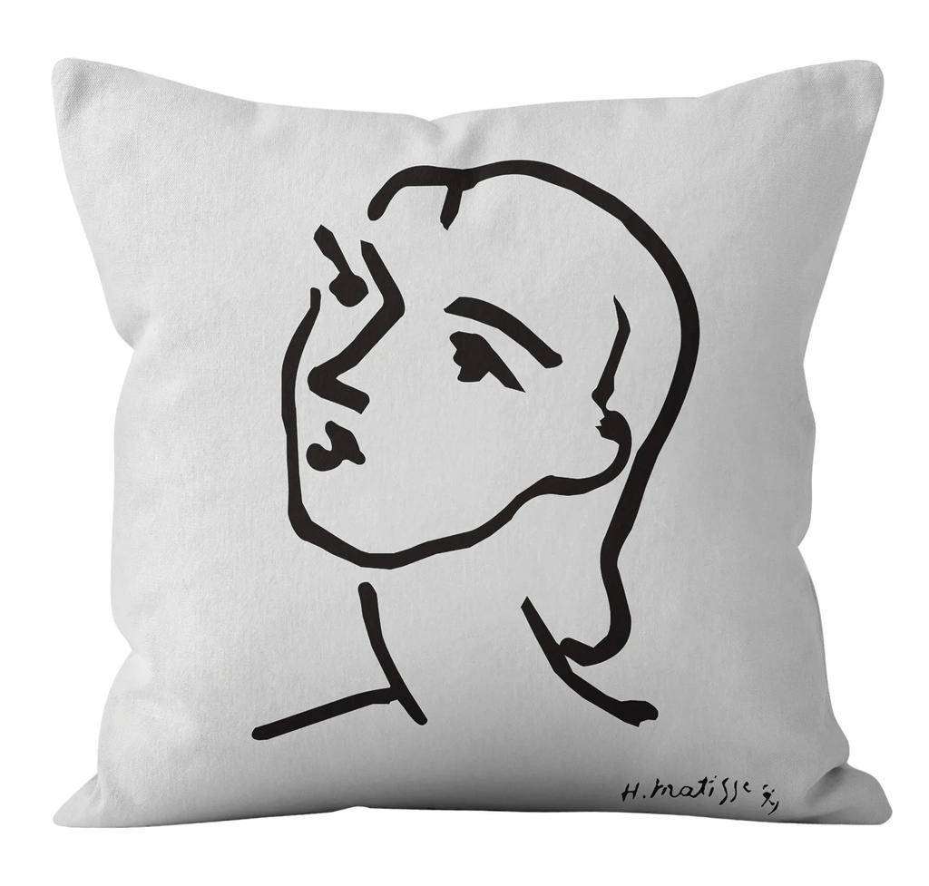 Office Living Room Home Pillowcase Abstract Line Decorative Pillowcase Car Ornaments