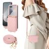 Crossbody Zipper Cards Solt Wallet Leather Ring Holder Case For Samsung Galaxy Z Flip 7 6 5 4 3 7FE Long Lanyard Bag Grid Cover