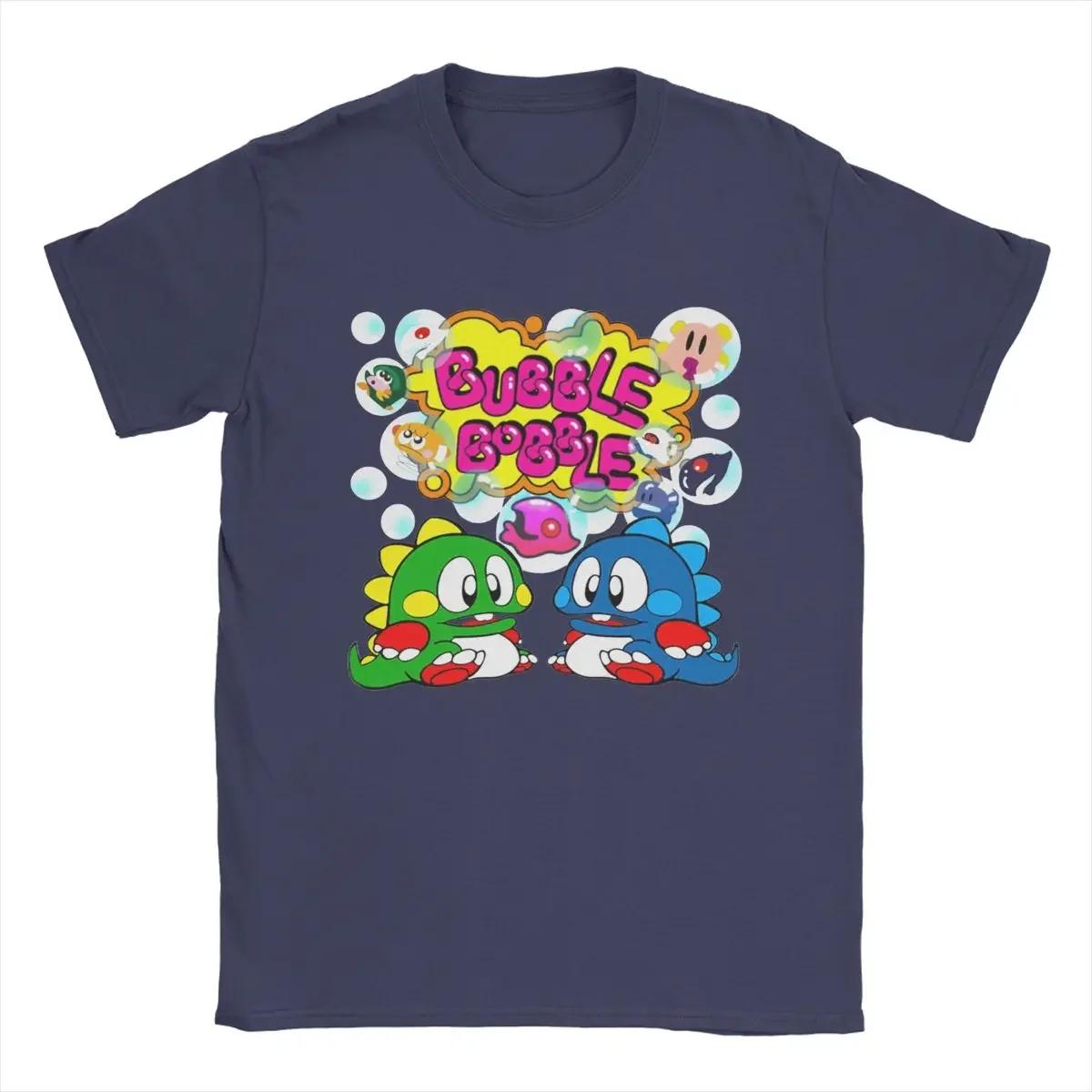 

Новая Модель Футболка Игра Bubble Bobble для Мужчин Повседневная Хлопковая Футболка С Круглым Вырезом Короткий Рукав Футболка Плюс Размер Топы 4XL