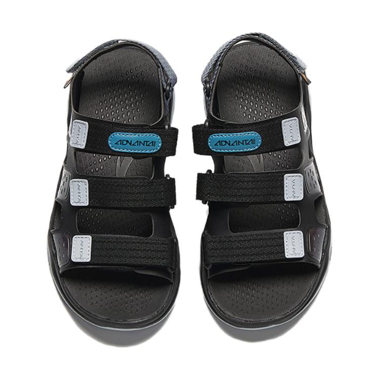 Anta Durable Breathable Kids Sandals Kids Footwear Black Gray 312436914-4