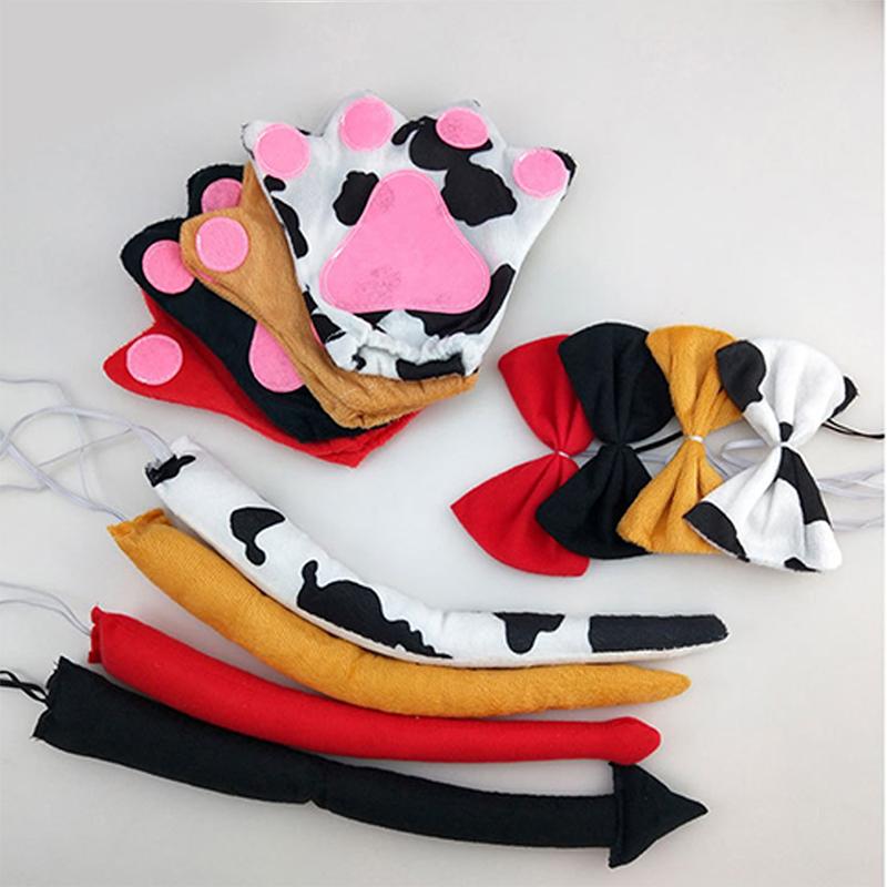 Animal Milk Ear Headwear Dairy Cattle Cow Hairband Party Favor Costume Cosplay