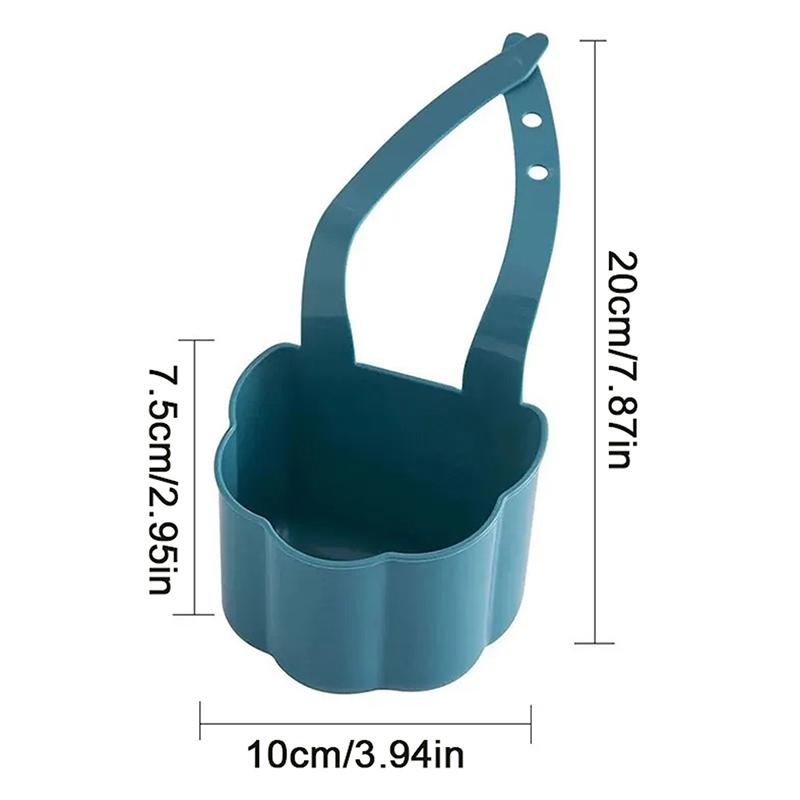 Kitchen Sink Drain Rack Hanging Soap Sponge Holder Shelf Adjustable Storage Basket Bathroom Faucet Holder Kitchen Accessories
