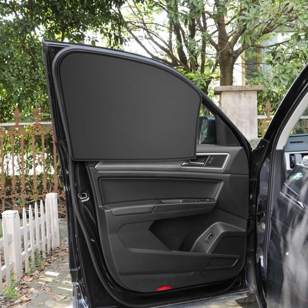 2/4Pcs Blackout Car Window Sun Shade 99% UV Blocking Car Privacy Curtains Car Window Covers Travel