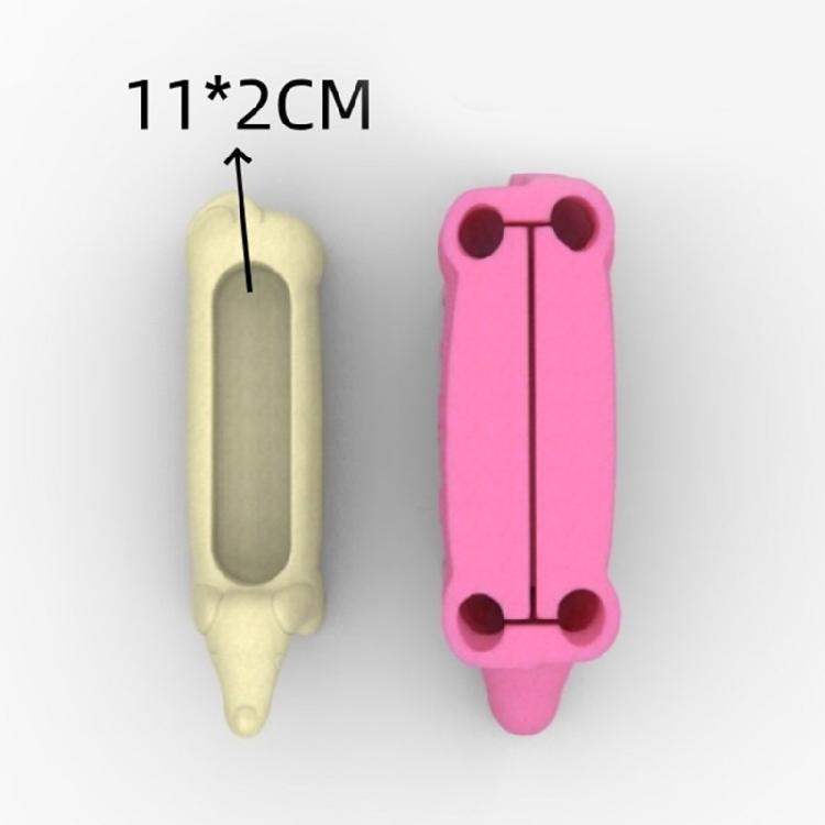 Succulent Vase Moulds Flowerpot Mold Dachshund Dog Shape Plant Pots Mold Pen Storage Holder Moulds for Making Planter