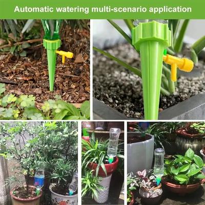 Automatisches Tropfbewässerungssystem, selbstbewässernder Spike für Blumenpflanzen, Gewächshaus, Garten, verstellbares automatisches Wassertropfergerät
