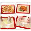 Tapis de cuisson en silicone - 40x30cm - Anti-adhérent - Réutilisable - Lot de 2