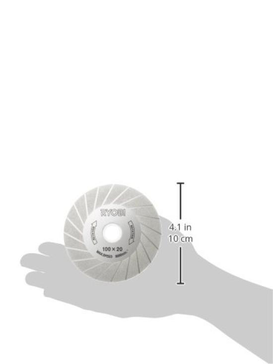 Kyocera Diamond Sharpening Wheel for Blade Sharpening 100 x x 20 4913112 (formerly Ryobi) Grinders, CG-11, CG-10, CG-100D, 1.05 (15) mm, #180,