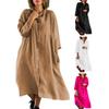 Women Down Dress Tunic Dress Casual Button Summer Beach Vacation T-shirt