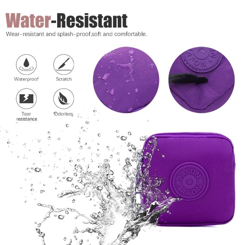 Key Organizers With Lock Sturdy Nylon Construction 10 Color Choose for Daily Use