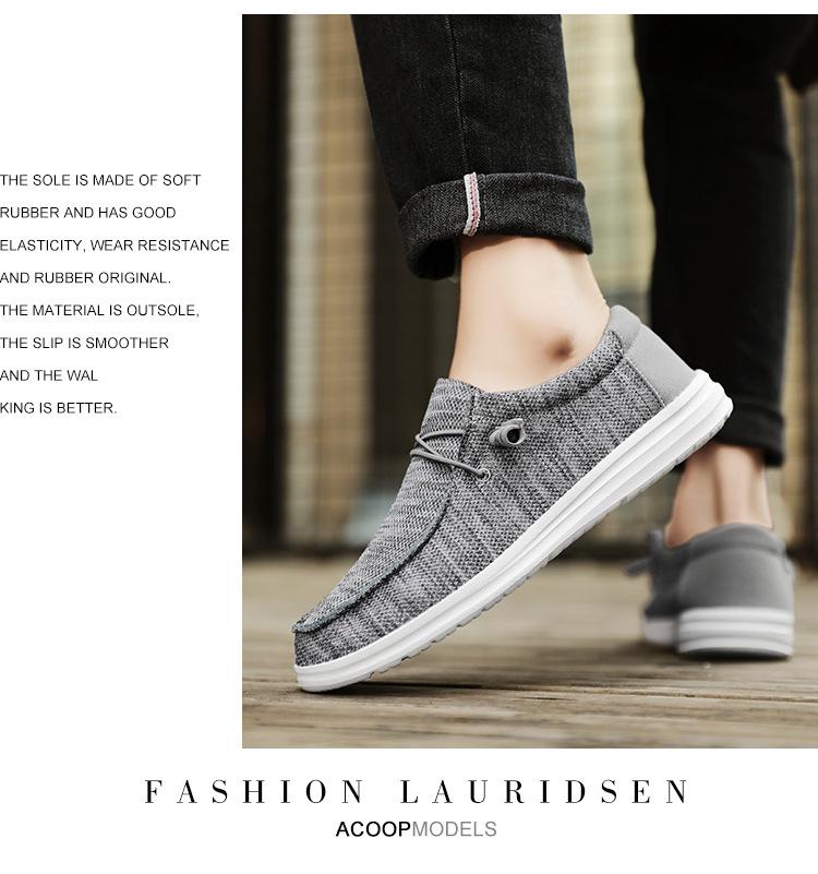 Chaussures en toile légères pour hommes - Grande taille, coupe large - Extra larges, fond plat, confort pour pieds larges.