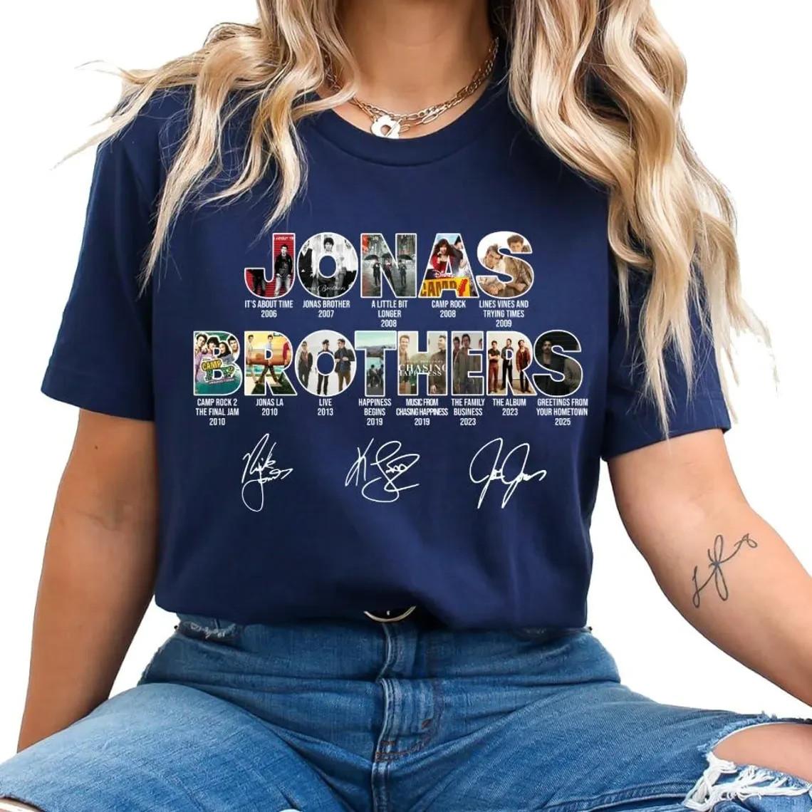 20th Anniversary Of Jonas Shirt Jonas Fan Merchandise Gift Brother Living Drea XXXXL